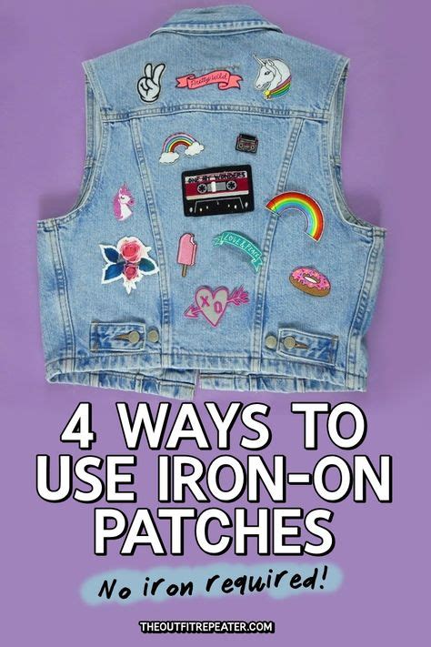 4 Ways To Use Iron On Patches Other Than On Your Jacket Iron On