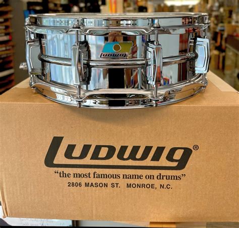 Steves Music Ludwig Supraphonic Snare 5x14 Chrome Plated Seamless