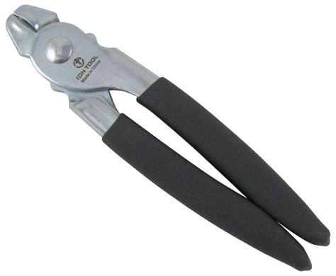 A Pair Of Pliers With Black Handles On A White Background