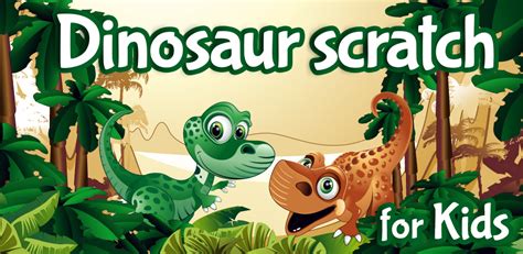 Dinosaur Game For Kids Dino Adventure Scratch And Color Game For Babies