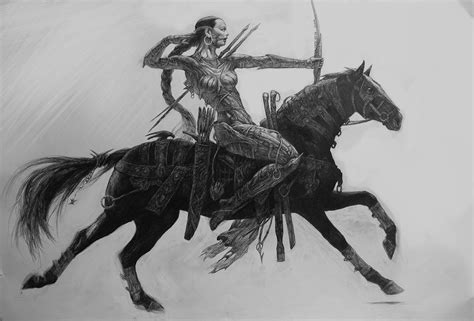 Warrior On Horse Dake Wang Warrior Horses Artwork