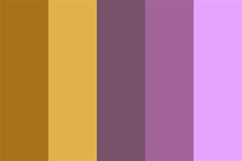 Golden Lavender Color Palette