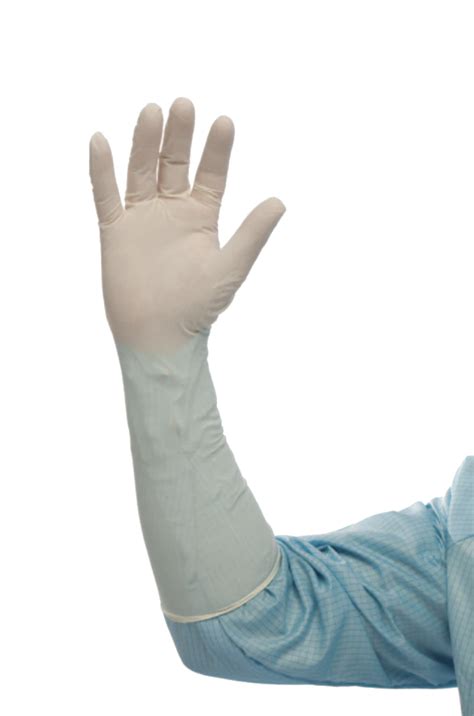 Sterile Nitrile Gloves Elbow Length For Extra Protection 16 Length