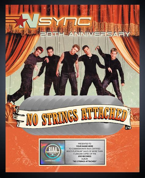 Nsync Announce No Strings Attached 20th Anniversary Merch Line