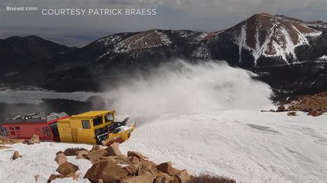 Pikes Peak Cog Railway Rolls Out Massive New Snow Plow For 2021