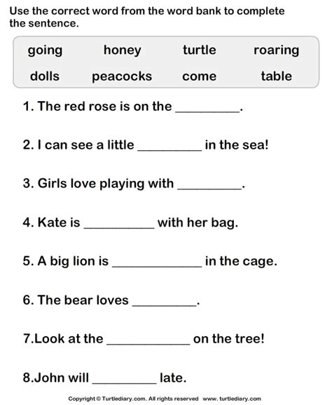 Some of the worksheets for this concept are english activity book class 3 4, grade 3 adjectives work, english activity book class 5 6, rearrange words to make meaningful sentences class 4, basic english grammar book 2, kinds of adverbs. Use Words to Complete the Sentences | Describing words ...