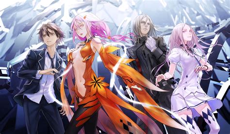 shuu ouma inori yuzuriha gai tsutsugami mana ouma guilty crown wallpapers crown pictures