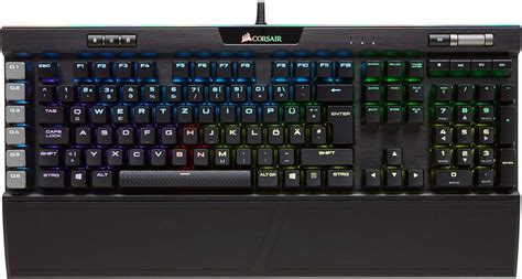 Corsair K95 Rgb Platinum Usb Qwertz Allemand Noir Claviers Avec Fil