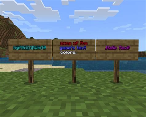 Minecraft 119 How To Customize Sign Text Color