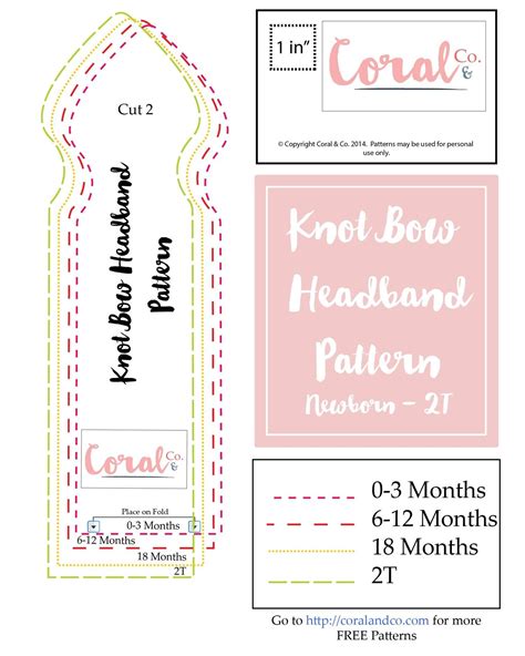 Easy Diy Baby Headband Pattern Free Sewing Knot Bow Headband Pattern