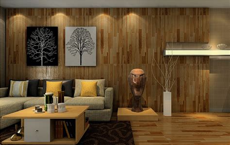 Contemporary Living Room Modern Reclaimed Wood Wall Rustic