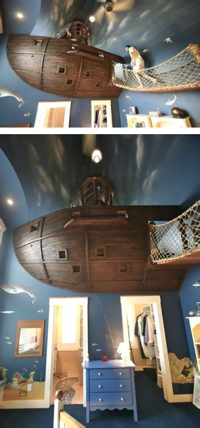 See more ideas about pirate ship bed, pirate room, pirate bedroom. Pirate Ship Bed.. This is beyond cool! | Unique bedroom ...