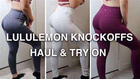 Cheap Amazon Leggings 20 Lululemon Knockoffs Haul And Try On Youtube