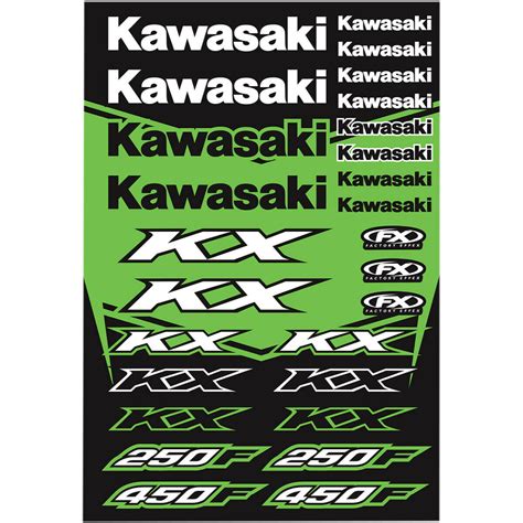 4320 2145 Decal Sticker Set Universal Kawasaki Kx 250f Kx 450f