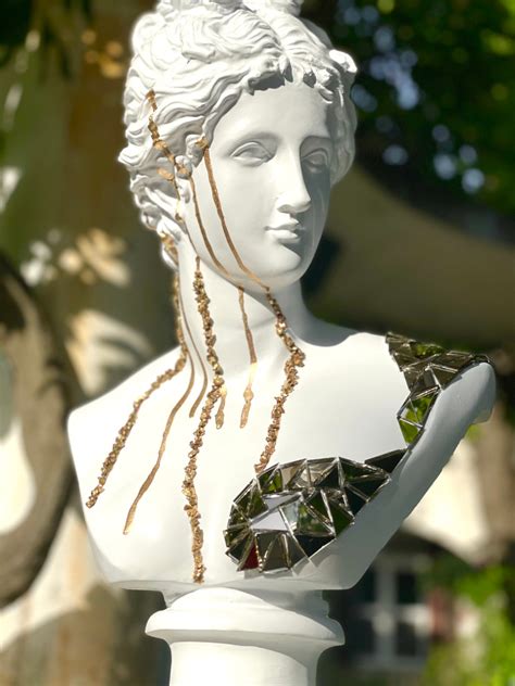Aphrodite Sculpture Mosaics Greek Goddess Aphrodite Statue Etsy
