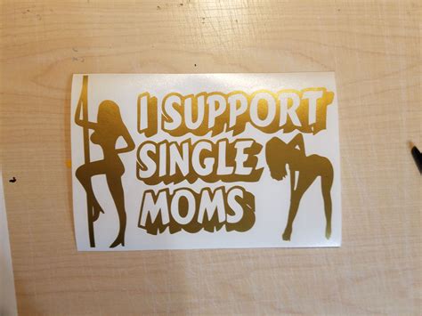 I Support Single Moms Decal Etsy I Support Single Moms Mom Decal