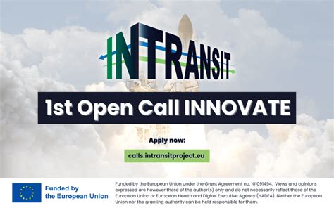 In Transit 1st Open Call Innovate In Transit