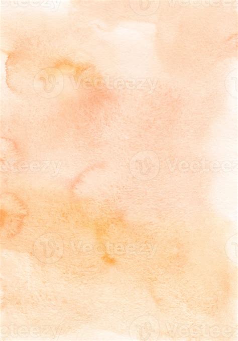 Watercolor Pastel Peach Color Background Texture Watercolour Backdrop