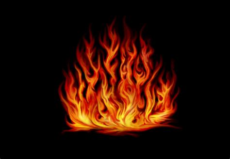 Realistic Fire Drawing At Getdrawings Free Download