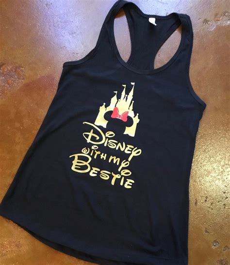 Disney With My Bestie Racerback Tank Best Friends Vacation Etsy