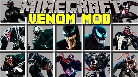 Minecraft Venom Mod L Become Venom To Fight Superheroes L