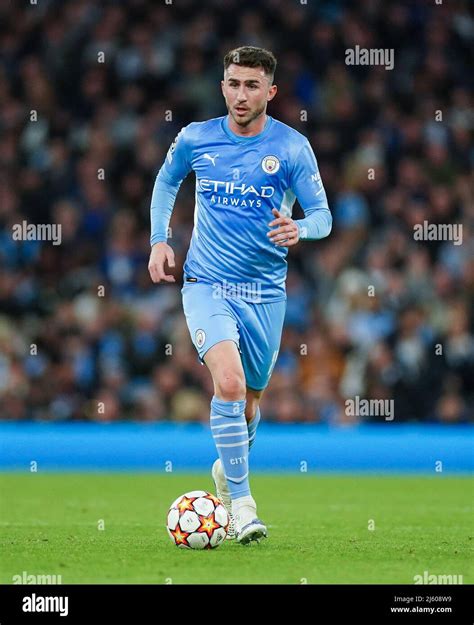 Manchester Citys Aymeric Laporte During The Uefa Champions League Semi