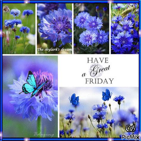 Aesthetic Sparkle And Butterflies Image Good Morning Happy Friday