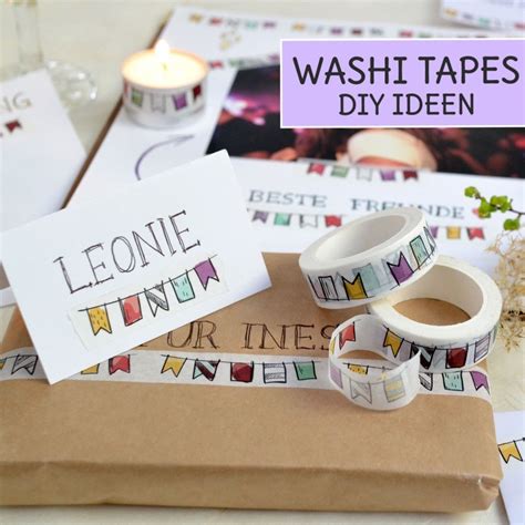 Washi Tape Einfache Diy Idee Auch Für Kinder Zum Selber Machen