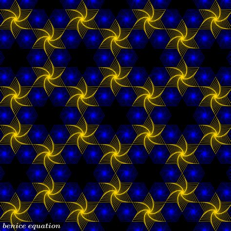 Fun Math Art Pictures Benice Equation Tiling Using Nested Stars 1