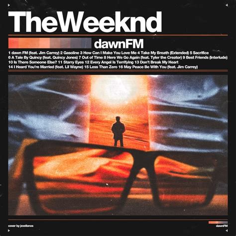 The Weeknd Dawn Fm Fan Art Album Cover