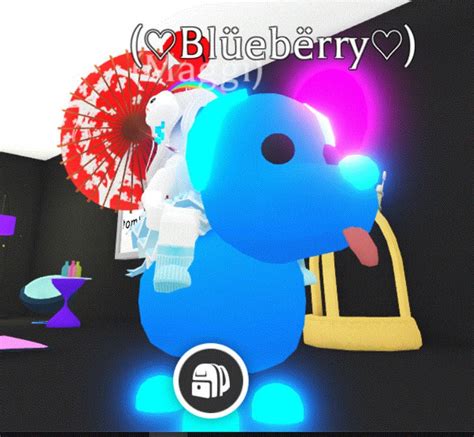 Adopt Me Roblox Blue Dog Nfr Etsy