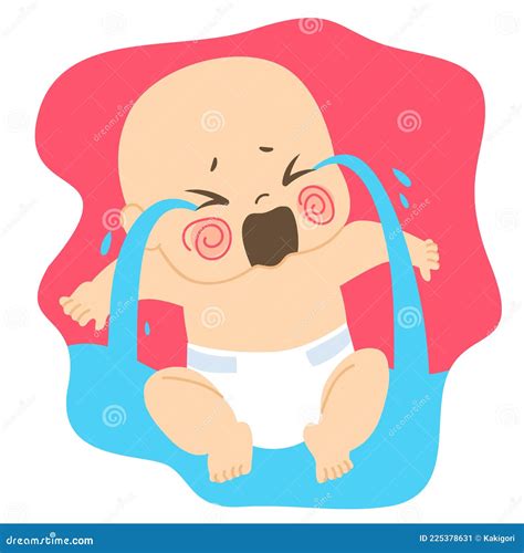 Crying Baby Tears Stock Vector Illustration Of Character 225378631