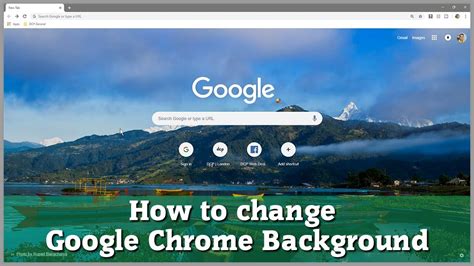 Hover the mouse pointer over the background option in the menu to open up the background settings. How To Change Google Chrome Background [ Customise ...