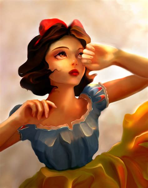 Digital Art Vs Traditional Art Re Write The Fairy Tale Snow White