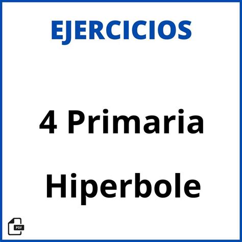 Fichas Primaria La Hiperbole Lengua