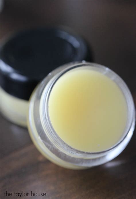 Homemade Vanilla Lip Balm The Taylor House