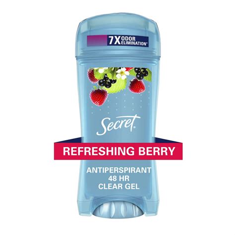 Secret Fresh Antiperspirant Deodorant Clear Gel Berry