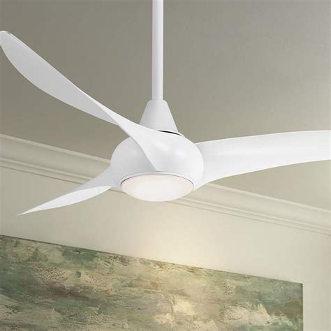 Minka Aire Light Wave White Ceiling Fan Shelly Lighting