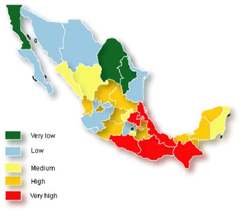 1 Regional Inequalities In Mexico Marginalization According To The