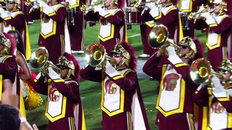 Usc Trojan Marching Band Making Football Games Fun Post Game Concert Youtube