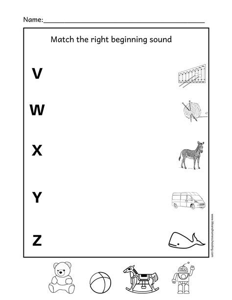Beginning Sound Matching Worksheet - Made By Teachers