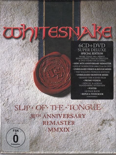 Whitesnake Slip Of The Tongue Super Deluxe Edition 2019 Remaster