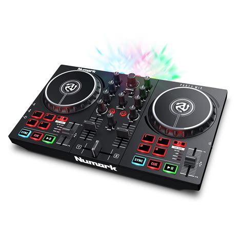 Buy Numark Party Mix Ii Dj Controller With Party Lights Dj Set With 2 Decks Dj Mixer Audio