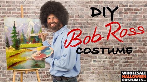 Diy Bob Ross Costume Bob Ross Costume Bob Ross Wholesale Halloween