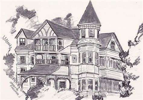 Beverly Victorian Drawing By Paul Meinerth Pixels