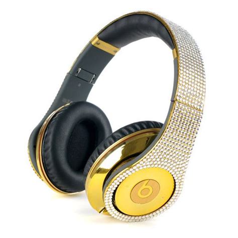 Beats By Dr Dre Plating Studded Diamond Limited Edition Yellow