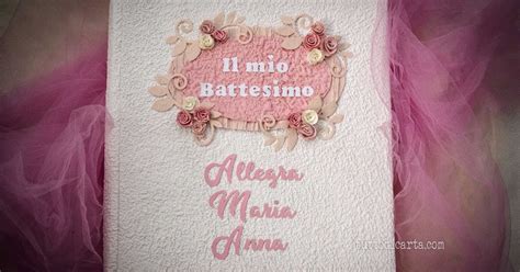 Vendita Album Fotografici Blog Album Fotografico Per Il Battesimo Di Allegra Maria Anna