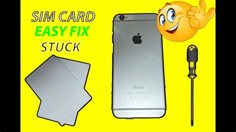 Here's how to successfully remove a sim card, and put one back. How to remove Stuck SIM CARD in IPHONE 5, 6, 6s ,7 Fast ...