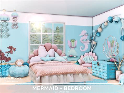 Arcane Illusions Mermaid Bedroom By Mini Simmer At Tsr Sims 4 Updates