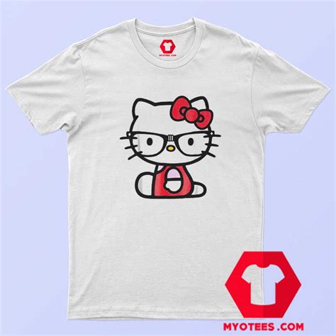 Vintage Hello Kitty Nerd Glasses Unisex T Shirt